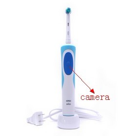 1280x960 Motion Detection Spy Toothbrush Hidden Bathroom Spy Camera DVR 16GB
